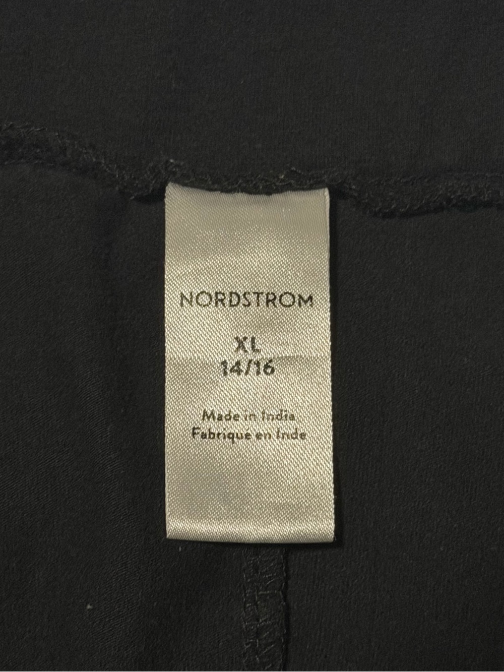 Nordstrom Black Circle Skirt with Wide Waistband - Picture 3 of 5